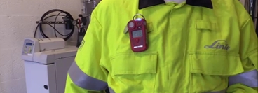 CO2 detection on jacket of Linde employee